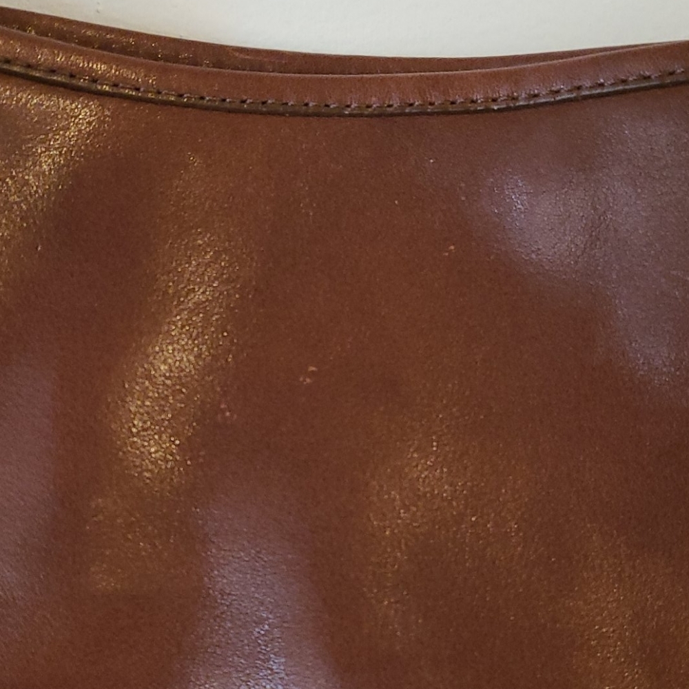 Tory Burch Brown Leather Saddle Shoulder Bag - Picture 8 of 10